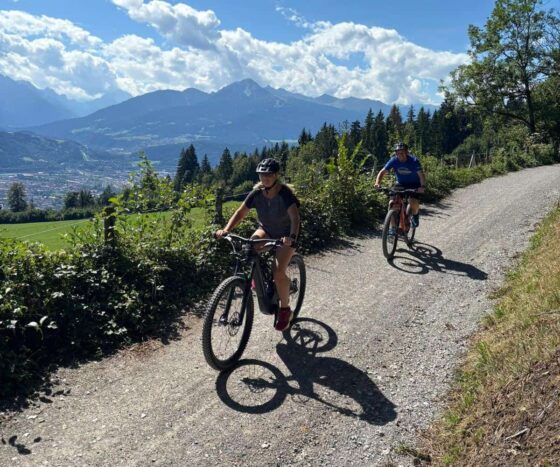 Ebiking in innsbruck downhill