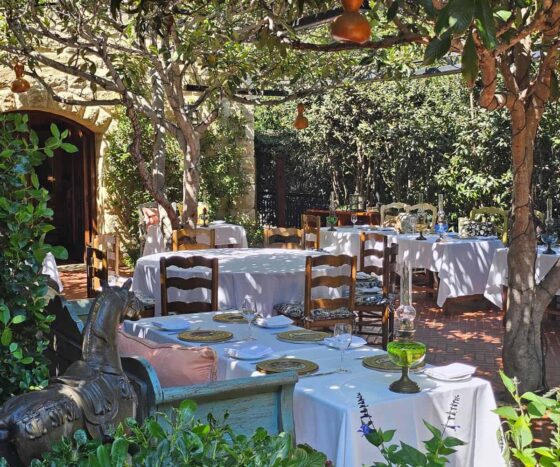 San ysidro ranch al fresco dining